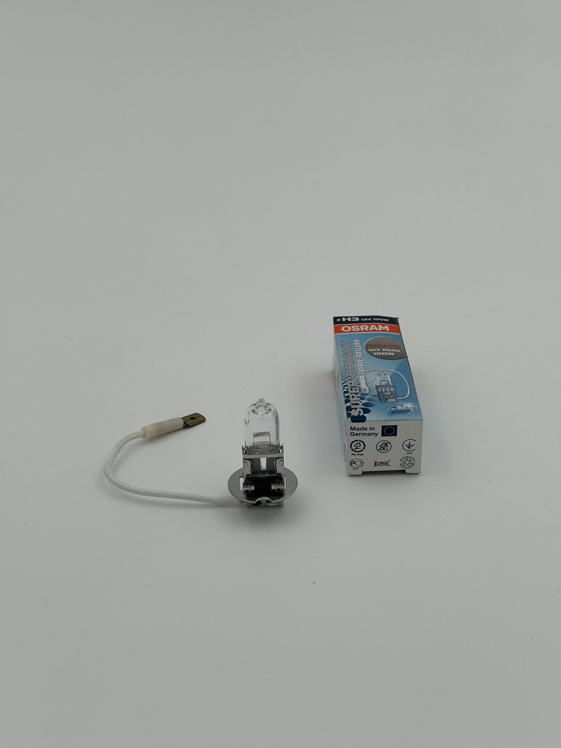 لامپ خودرو اسرام / پایه H3 ولت 12 ( بسته یک عددی )