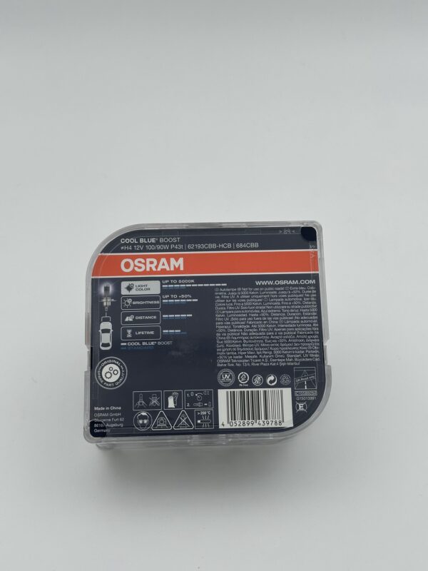 لامپ خودرو اسرام / مدل cool blue Boost پایه H4 ولت 12 ( بسته دو عددی ) - Image 5