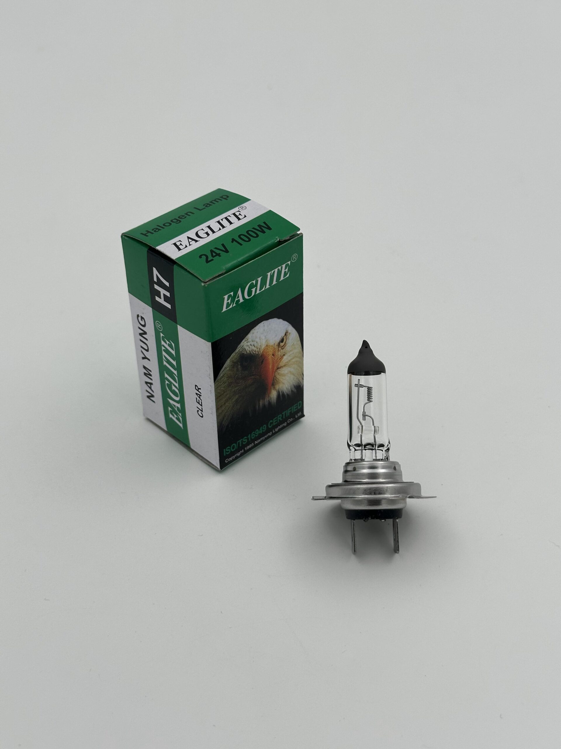 لامپ خودرو عقاب / پایه H7 (دو فیش) ولت 24 ( بسته یک عددی )