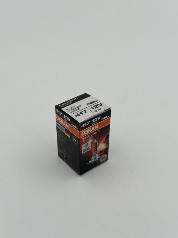 لامپ خودرو اسرام / پایه H7 مدل SBP (سوپر برایت) ولت 12 ( بسته یک عددی ) - Image 2