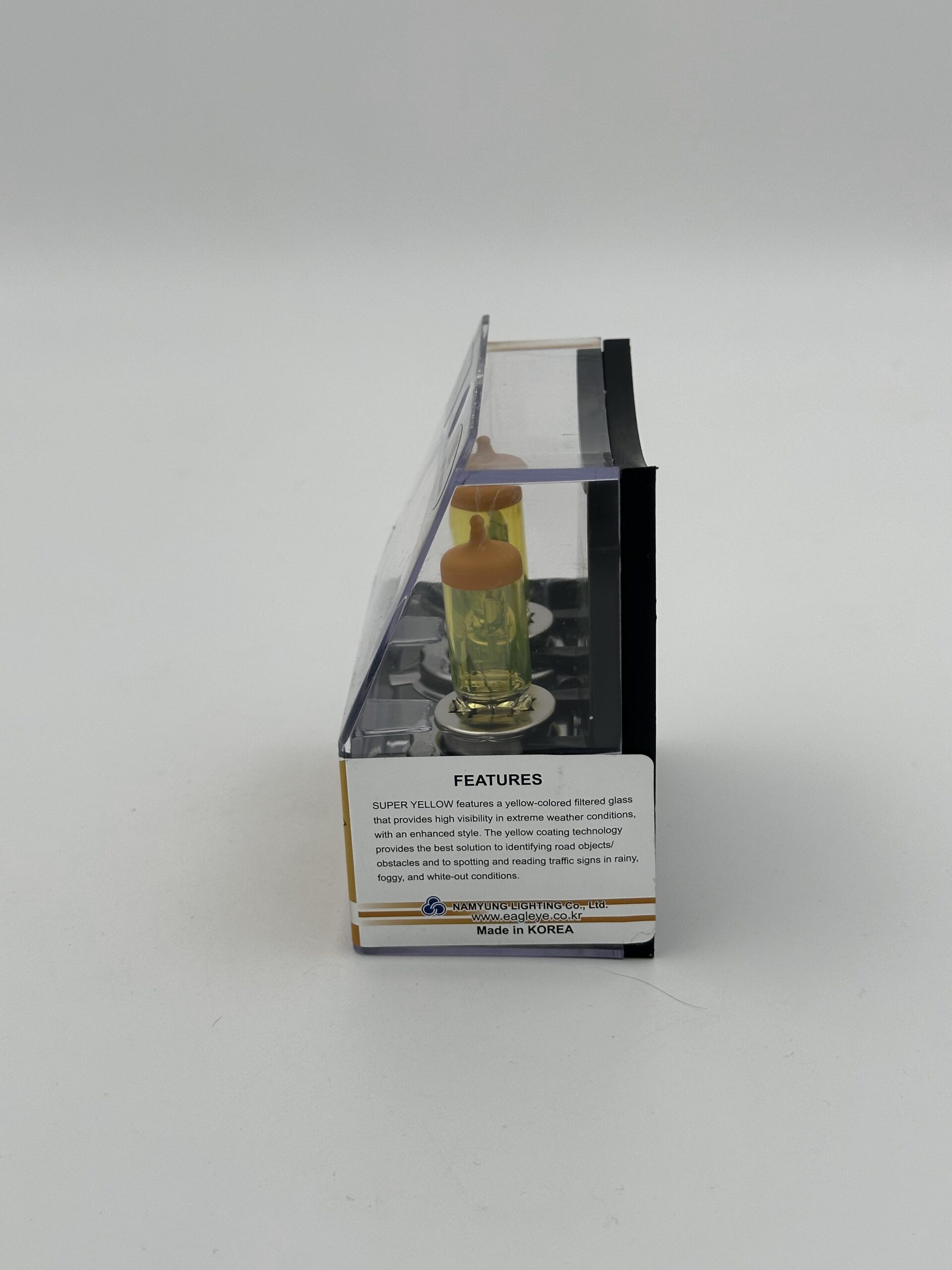 لامپ خودرو عقاب / پایه H4 مدل Super Yellow (زرد) ولت 12 ( بسته دو عددی ) - Image 3