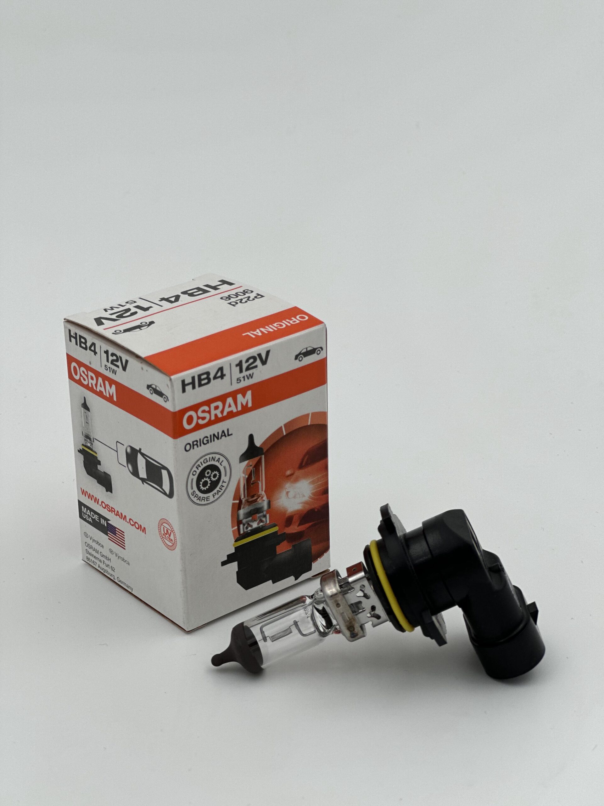 لامپ خودرو اسرام / 9006 (HB4) ولت 12 ( بسته یک عددی )