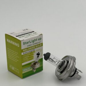 لامپ خودرو استارلایت / پایه گرد p45 H4 ولت 12 ( بسته یک عددی )