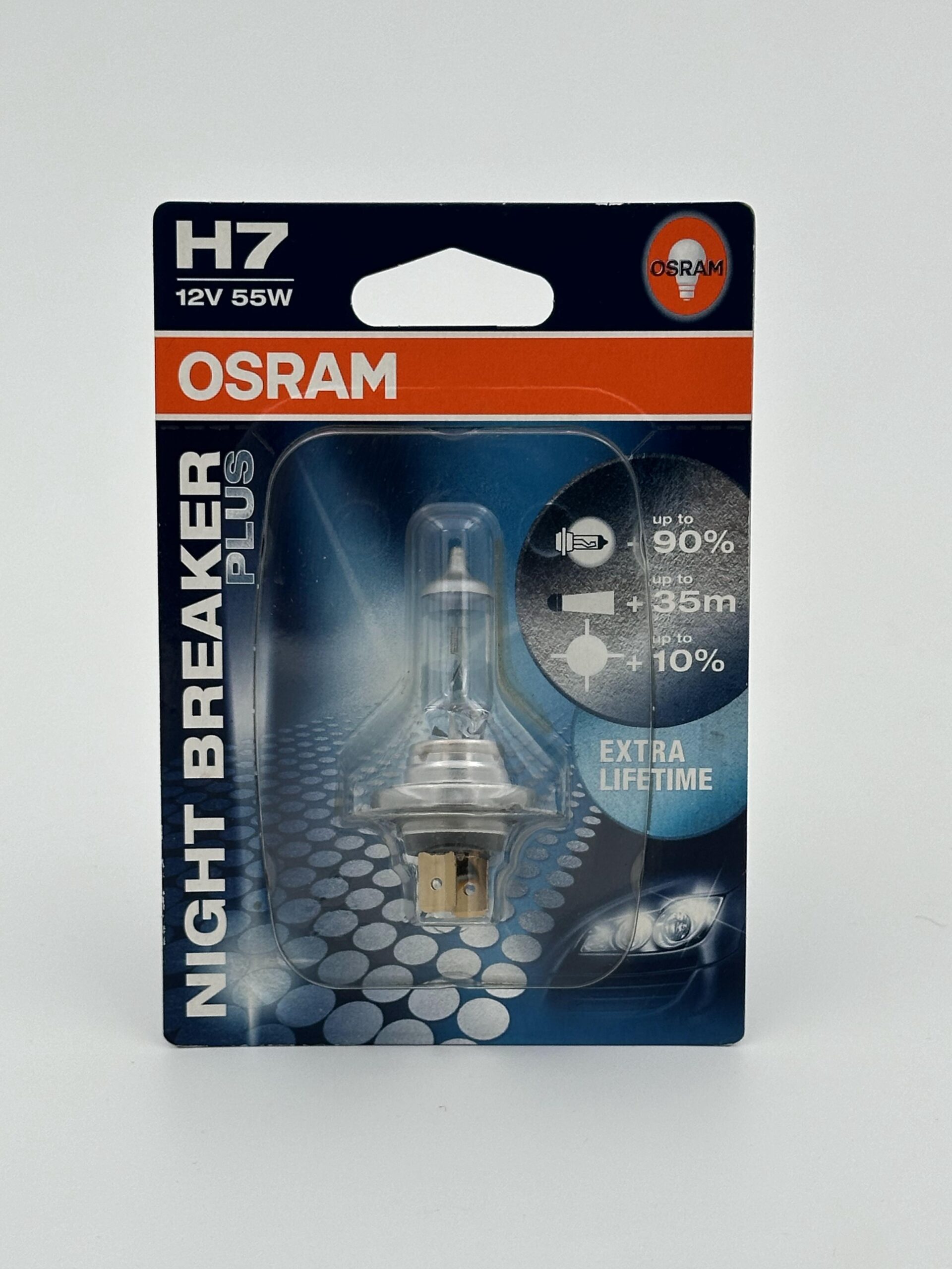 لامپ خودرو اسرام / پایه H7 (نایت بریکر) NBP ولت 12 ( بسته یک عددی )