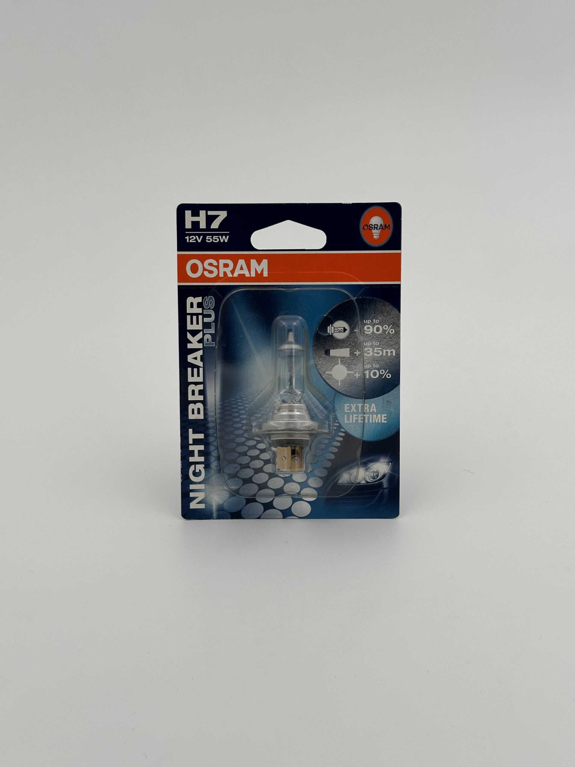 لامپ خودرو اسرام / پایه H7 (نایت بریکر) NBP ولت 12 ( بسته یک عددی ) - Image 3