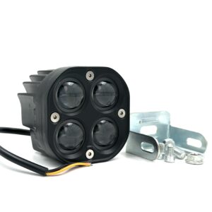 پرژکتور 4 لنز تلسکوپی- دو کنتاکت خطی – آفرودی /  12 و 24 ولت ( بسته دو عددی )