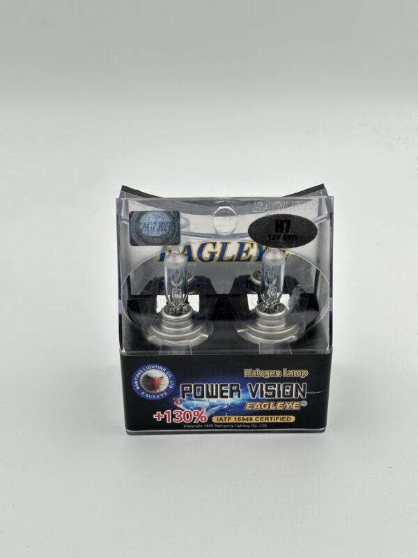 لامپ خودرو عقاب / مدل POWER VISION EAGLEYE 130% پایه H4 ولت 12 ( بسته دو عددی ) - Image 9
