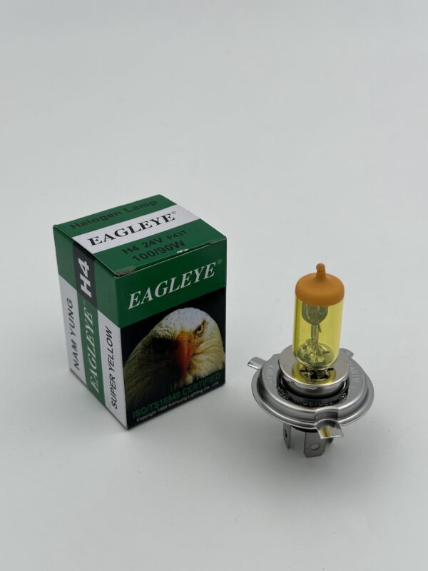 لامپ خودرو عقاب /پایه H4  مدل SUPER YELLOW (زرد) ولت 24 ( بسته یک عددی ) - Image 6
