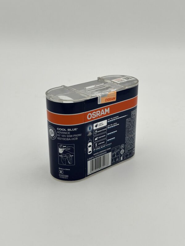لامپ خودرو اسرام / مدل cool blue Advance پایه H7 ولت 12 ( بسته دو عددی ) - Image 2