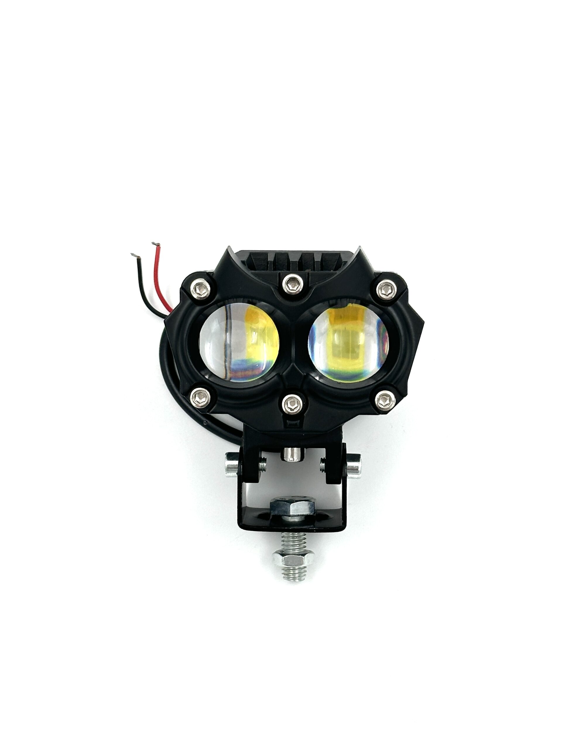 پرژکتور دو لنز طرح جغد - آفرودی / 12 و 24 ولت ( بسته یک عددی )