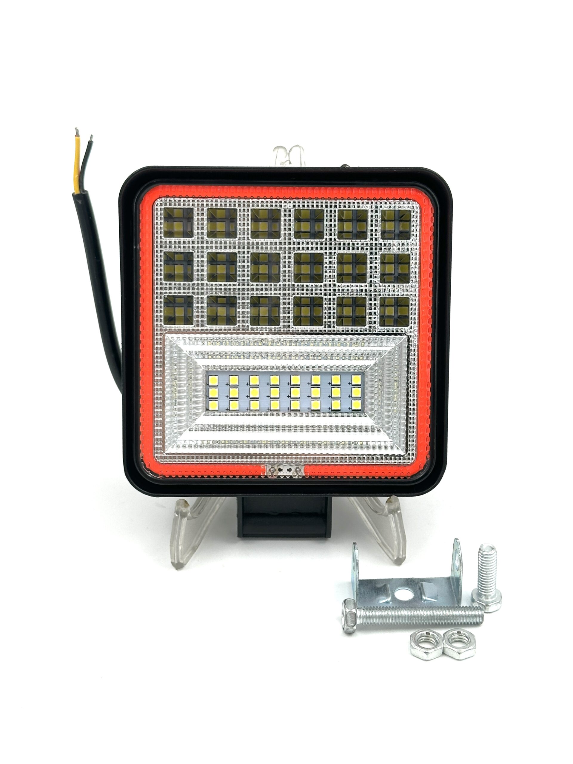 پرژکتور دو کاره - دور نئون قرمز / 12 و 24 ولت ( بسته یک عددی )