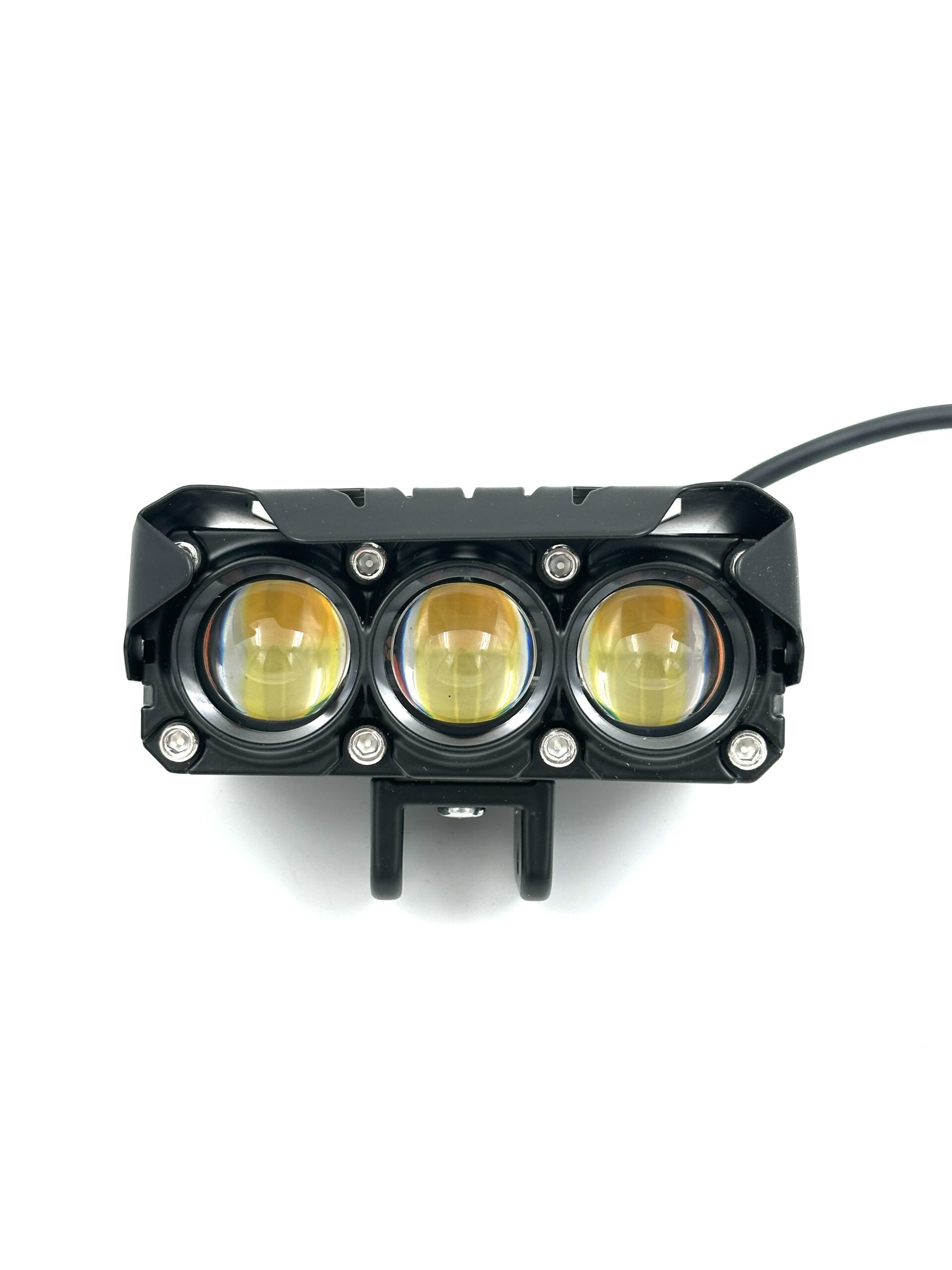 پروژکتور LED سه لنز خطی فن دار آفرودی – بسته تک‌عددی