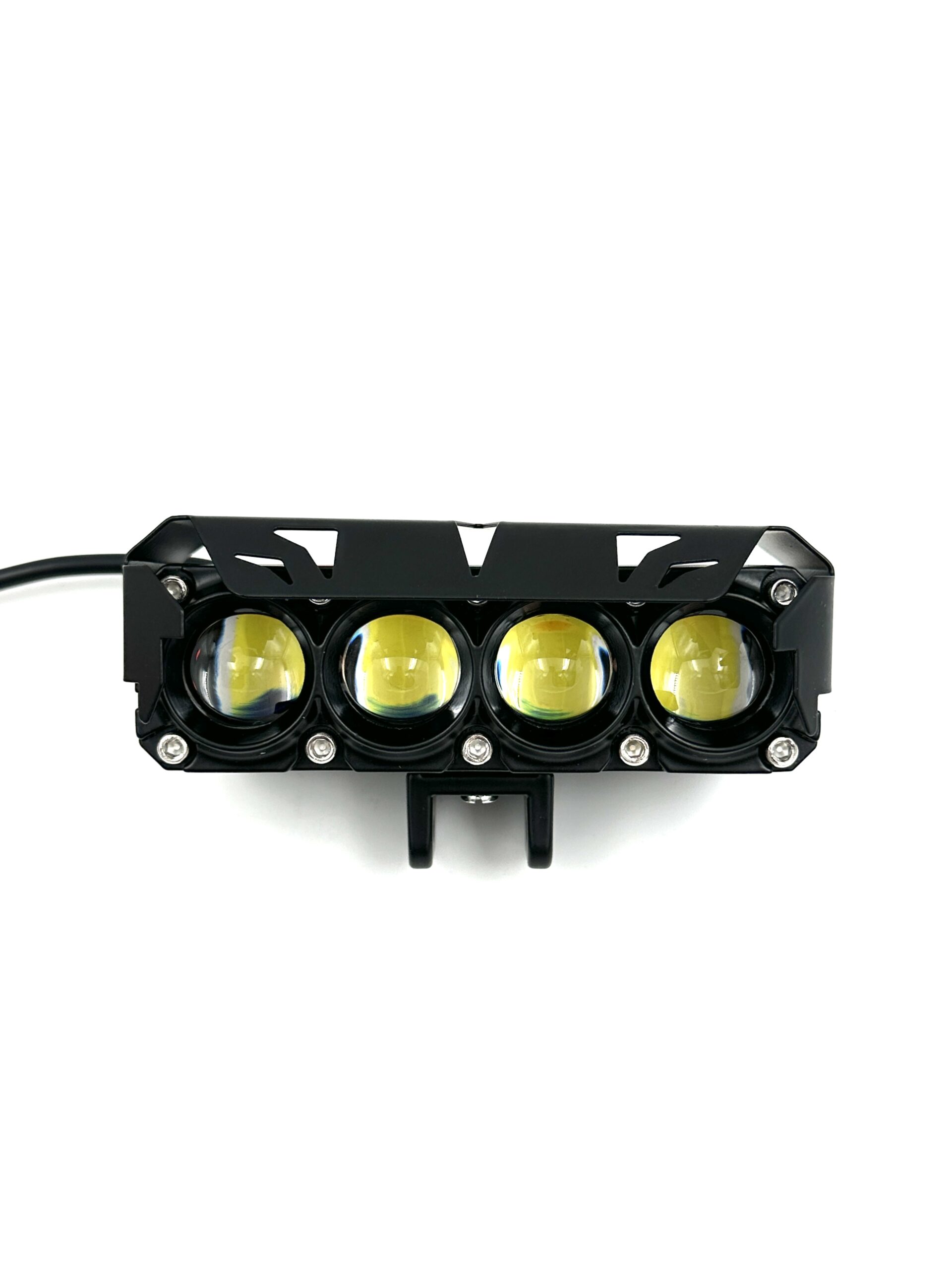 پروژکتور LED چهار لنز خطی فن دار آفرودی – بسته تک‌عددی