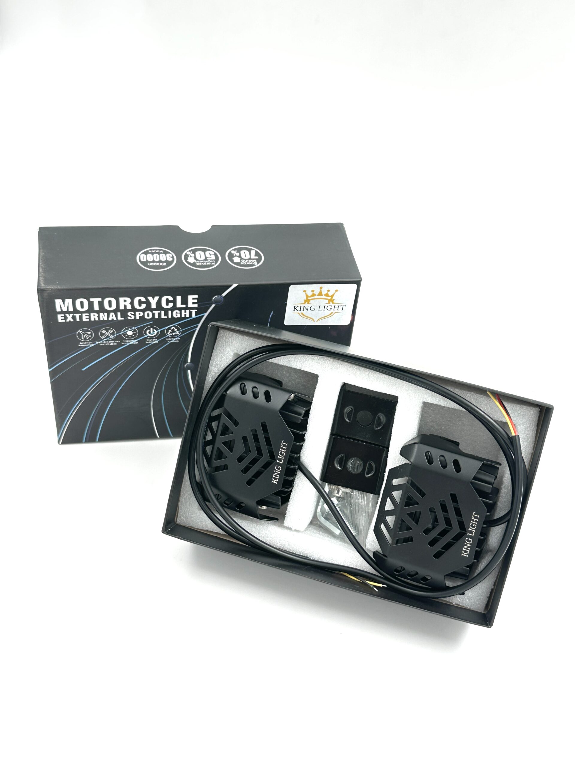 پروژکتور LED دو لنز خطی آفرودی / 3 سیم – بسته دو عددی - Image 4