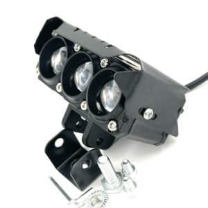 پروژکتور LED سه لنز خطی فن دار آفرودی – بسته تک‌عددی