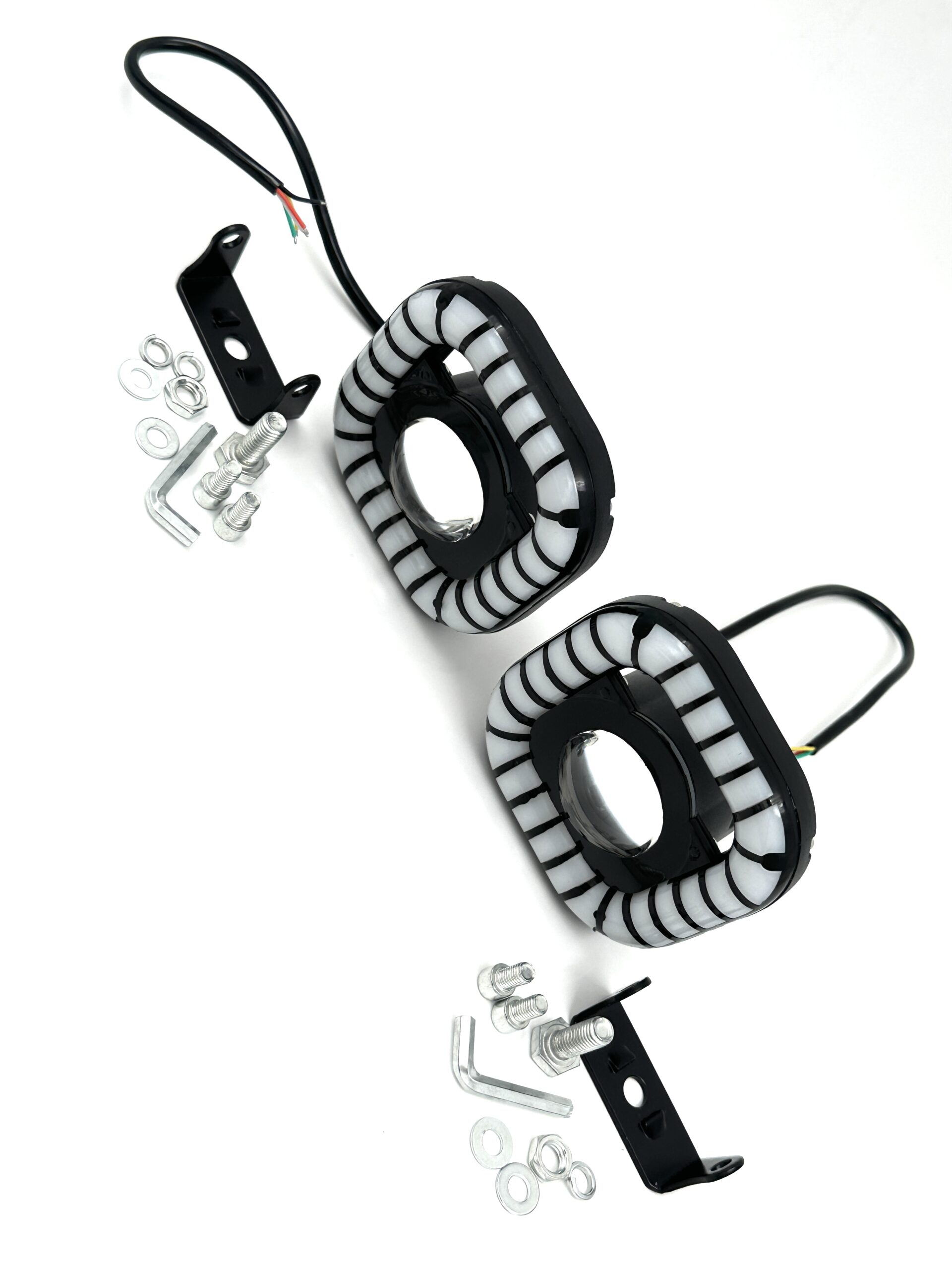 پرژکتور تک لنز خطی - دور نئون هفت رنگ - آفرودی / 12 - 24 ولت ( بسته دو عددی ) - Image 3