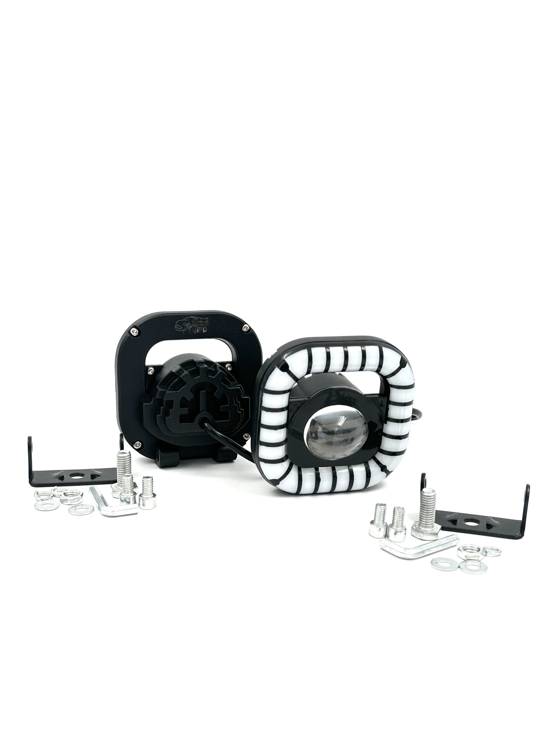 پرژکتور تک لنز خطی - دور نئون هفت رنگ - آفرودی / 12 - 24 ولت ( بسته دو عددی ) - Image 4