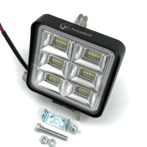 پرژکتور6 خانه – 48 ال-ای-دی  – آفرودی /  12 – 24 ولت ( بسته یک عددی )