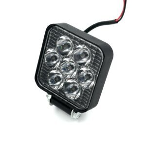 پرژکتور 7 ال-ای-دی مربع مینی – آفرودی /  12 – 24 ولت ( بسته یک عددی )