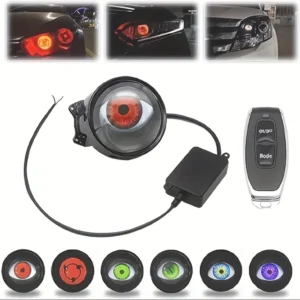 لنز چراغ جلو ماتریکسی چشم سوم جفت – 12 و 24 ولت – بسته دو عددی با ریموت