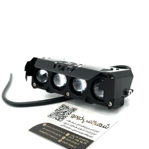 پروژکتور LED چهار لنز خطی 4 حالته آفرودی – بسته تک‌عددی