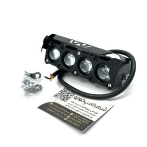 پروژکتور LED چهار لنز خطی سه سیم آفرودی – بسته تک‌عددی