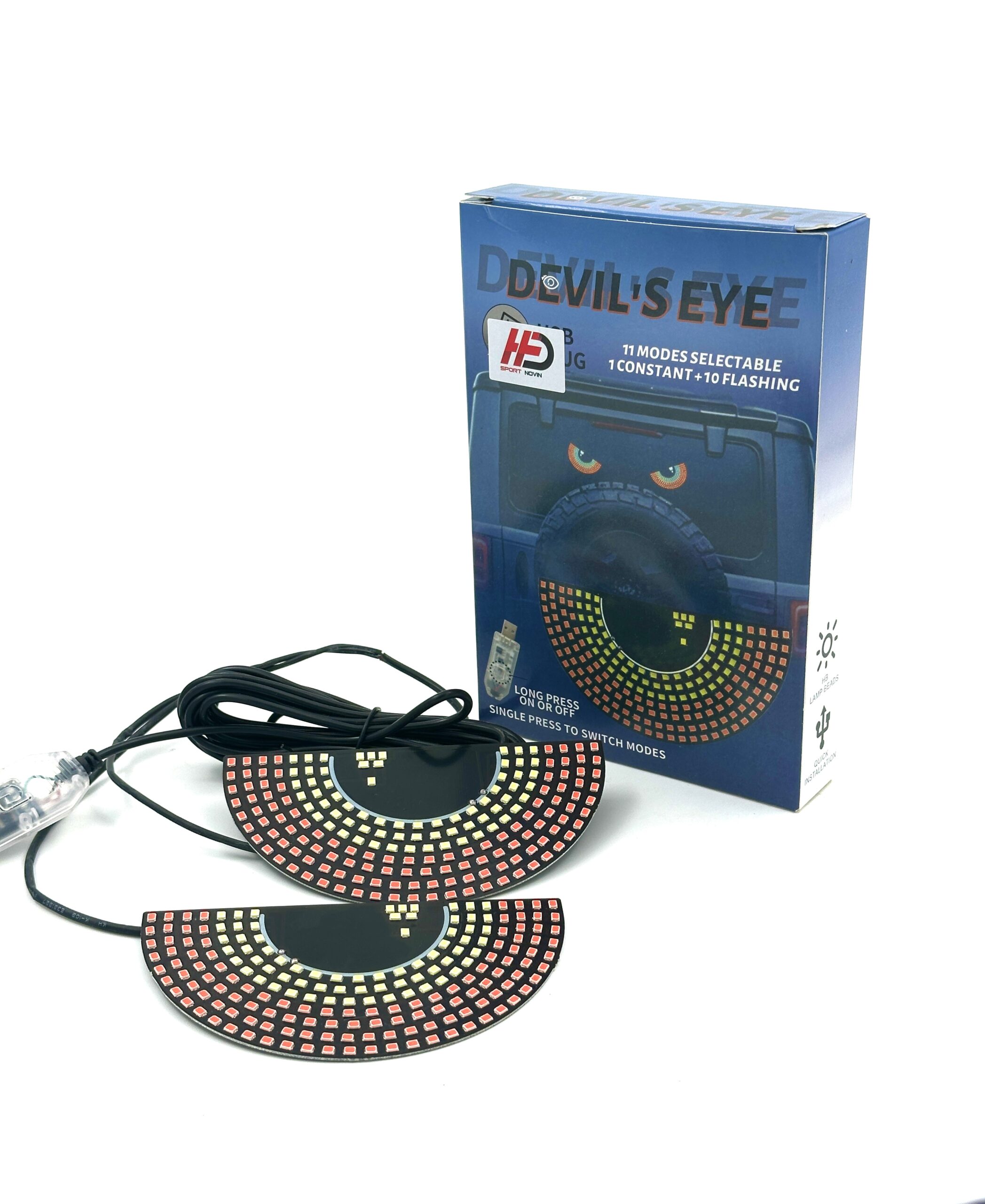چراغ ماتریکسی چشم سوم - فیش سوکت USB - بسته دو عددی - Image 6