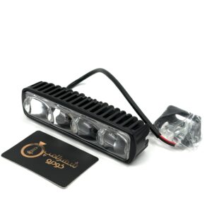 پروژکتور قرمز مه شکنی LED چهار لنز خطی دو سیم – بسته تک‌ عددی