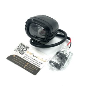 پروژکتور قرمز مه شکنی LED تک لنز هلالی دو سیم – بسته تک‌ عددی