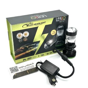 هدلایت لنز دار خطی جغدی سه خار Y80 / TACPRO LENZO / H4