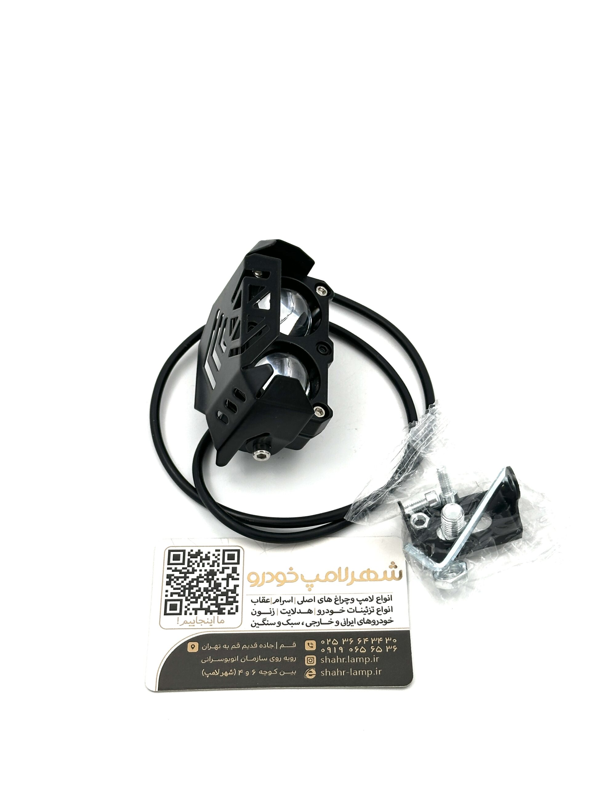 پروژکتور LED دو لنز خطی سه سیم آفرودی – بسته تک عددی - Image 2