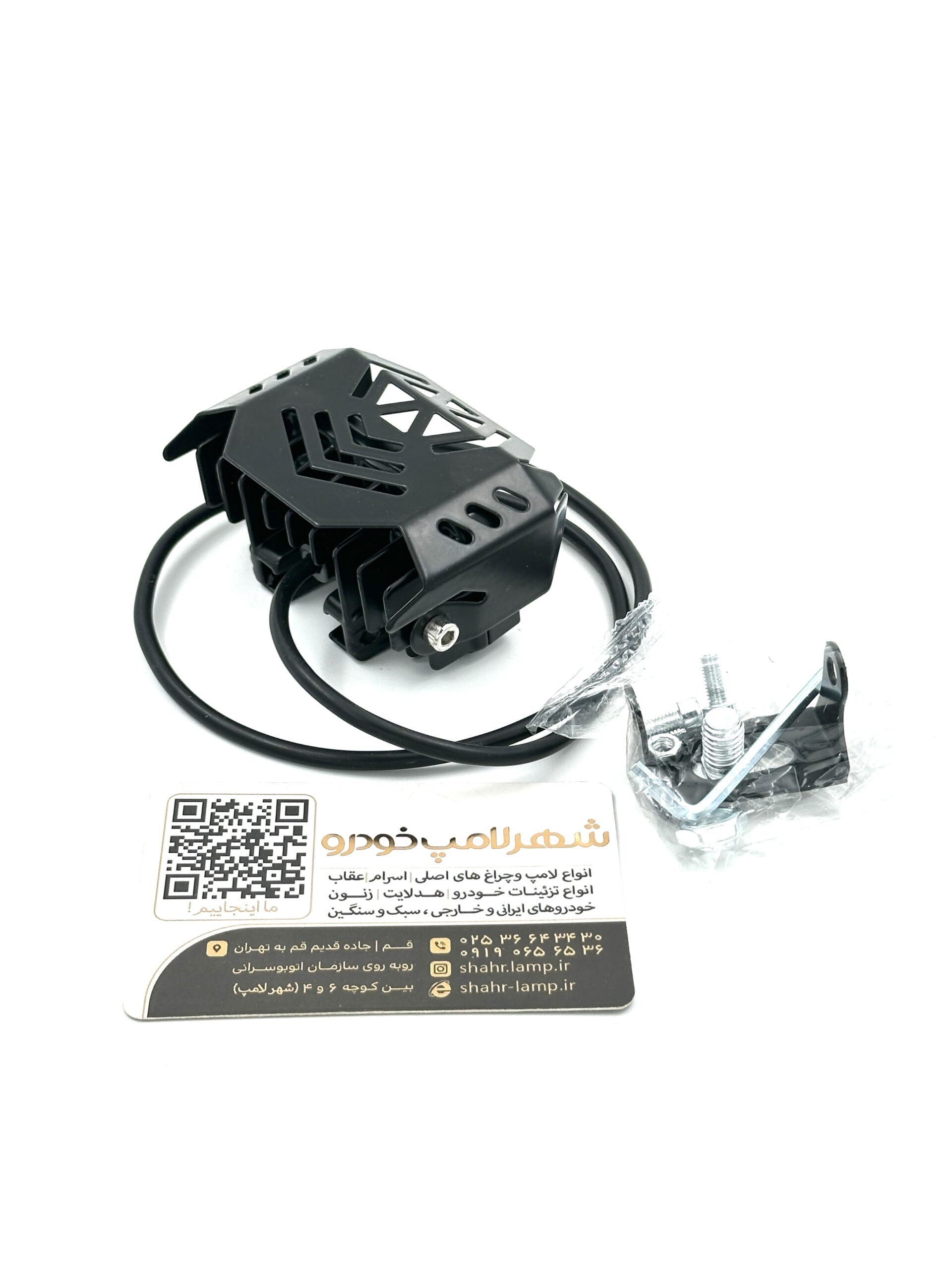 پروژکتور LED دو لنز خطی سه سیم آفرودی – بسته تک عددی - Image 3